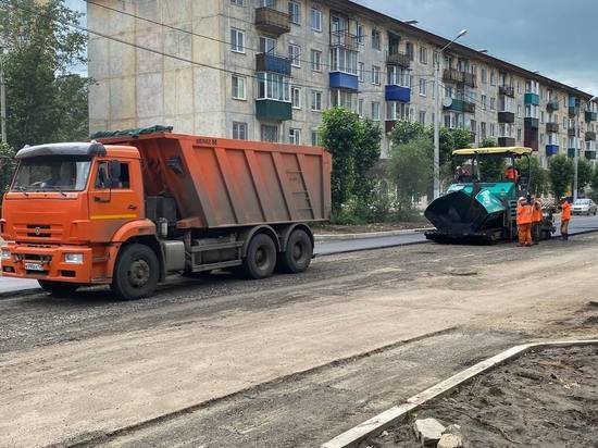 Ремонт дороги начался на улице Кастринской в Чите