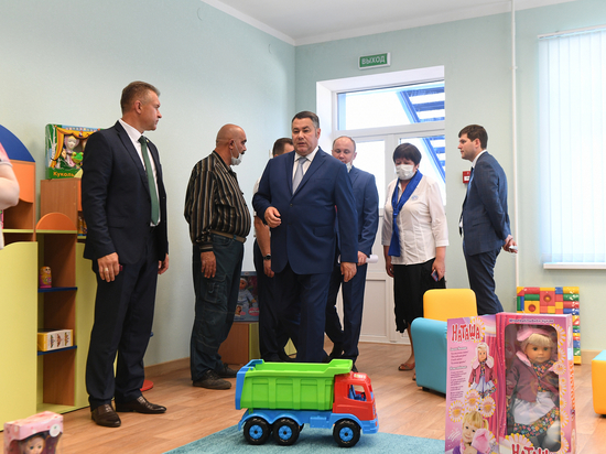 В Тверской области завершается строительство нового детского сада