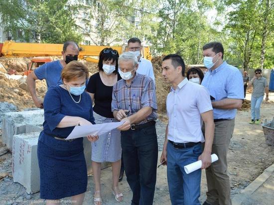 Мэр Рязани Елена Сорокина посетила стройки яслей у 4 детских садов
