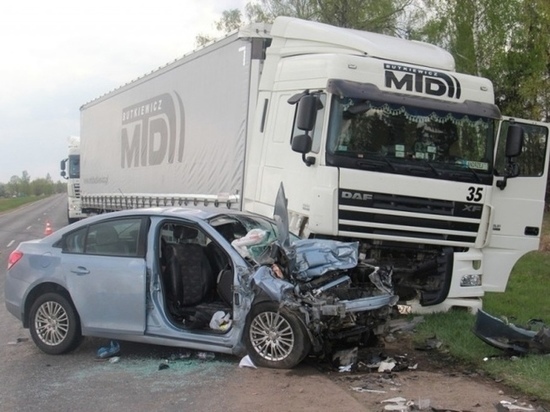 В Сарпинском районе Калмыкии на дороге столкнулись два автомобиля