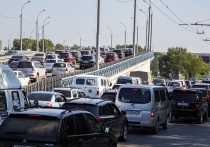 16 июля автомобильная пробка длиной в 7 километров образовалась на Северном объезде в Новосибирске в 17:00