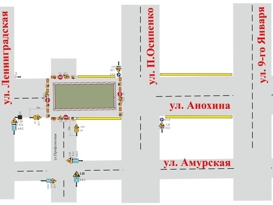 Движение машин на участке Анохина в Чите ограничат до августа из-за ремонта