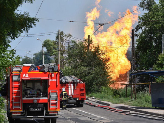 Глава ДНР назвал взрыв газовой трубы в Донецке терактом