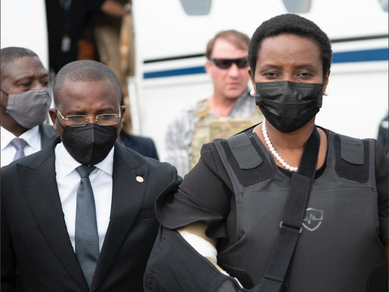 Вдова погибшего президента Гаити вернулась на родину