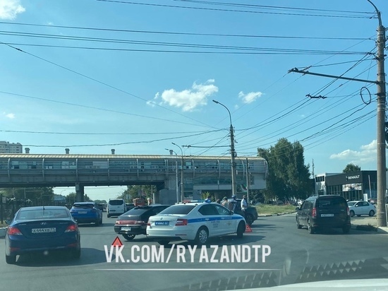 18 июля в Рязани произошла авария напротив Центрального автовокзала