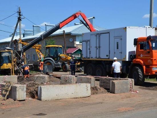 «Росводоканал Оренбург» продолжает строительство нового водовода в поселке Каргала