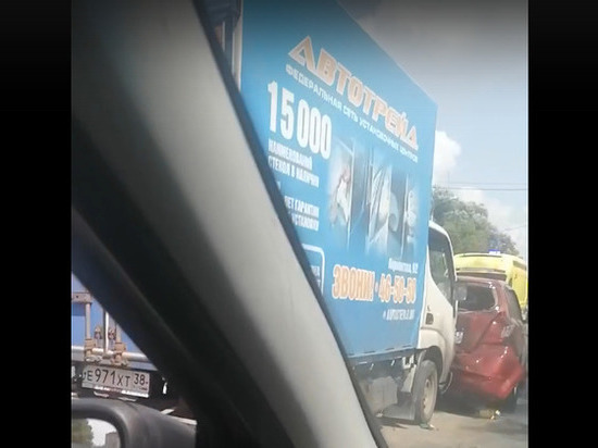 На Михайловском шоссе в Рязани произошла массовая авария