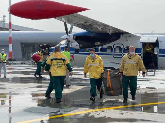 Пожарные из Архангельской области прибыли тушить леса в Пряжинском районе
