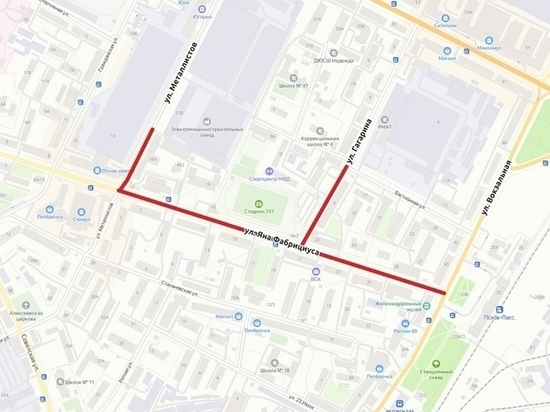 Улицу Яна Фабрициуса капитально отремонтируют в Пскове до конца 2023 года