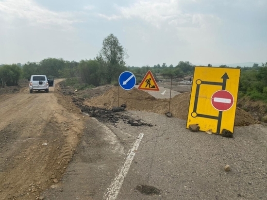 Семь поселков в Балейском районе связали с райцентром временным объездом