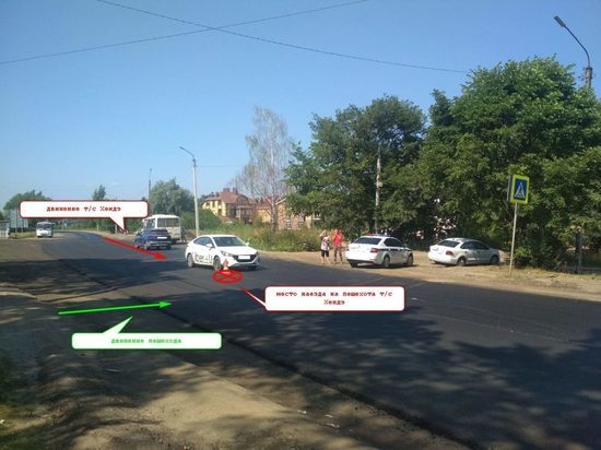 Костромские ДТП: иномарка сбила на зебре 12-летнего мальчика