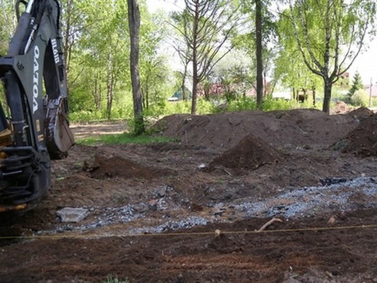 Человеческие останки нашли при строительных работах в Заречном сквере в Ижевске