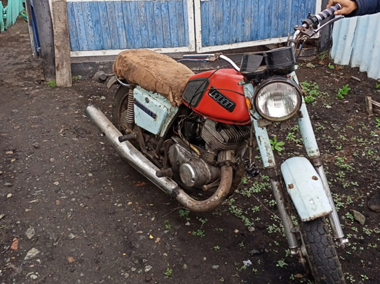 Житель Омской области выкупил свой же потерянный мотоцикл