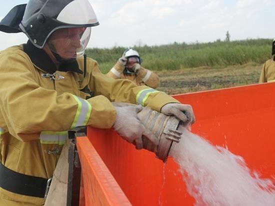 Учения по ликвидации ландшафтных пожаров прошли в Ростове