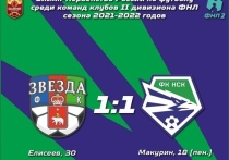 Футбольный клуб "Новосибирск" в первом матче четвертой группы первенства ФНЛ-2 завершил ничьей игру в Перми с местной "Звездой"
