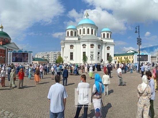 В столице Татарстана прошло торжественное освящения собора Казанской иконы Божией Матери.