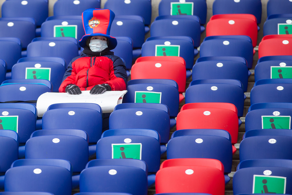 Ситуация с коронавирусом ограничила посещаемость ближайших матчей Российской премьер-лиги