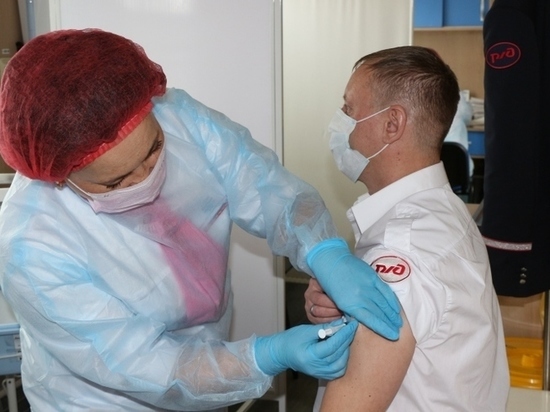 В клиниках "РЖД-Медицина" на СвЖД прививки от COVID-19 поставили 36 тысяч человек