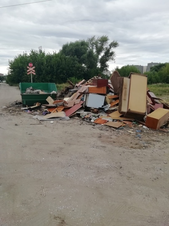Жители Тверской области снова складируют мусор куда попало