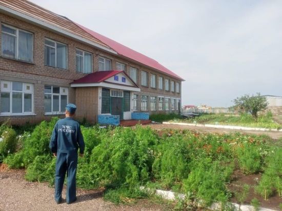 В Башкирии разбушевавшийся ветер срывал крыши и валил деревья