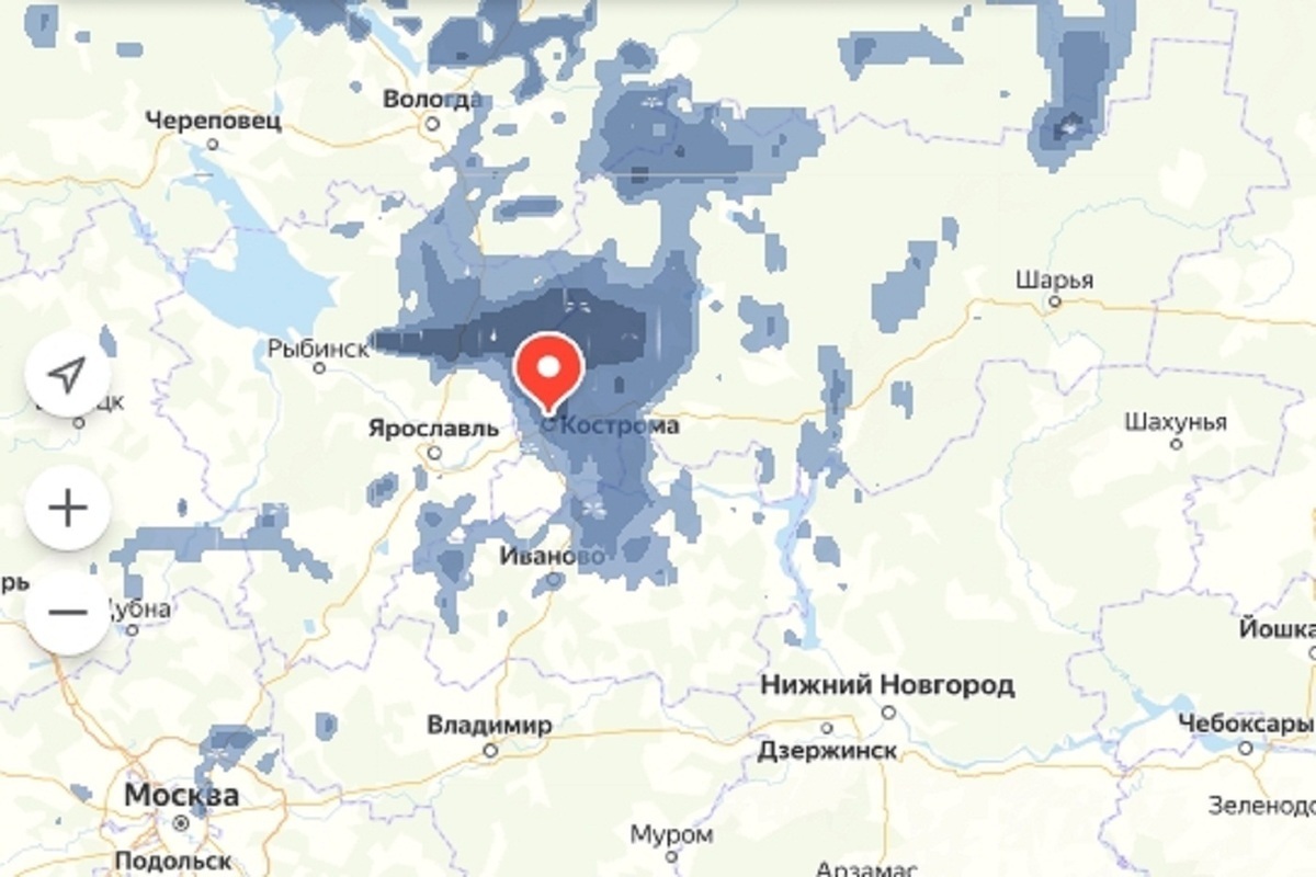 В Костромскую область пришли долгожданные дожди