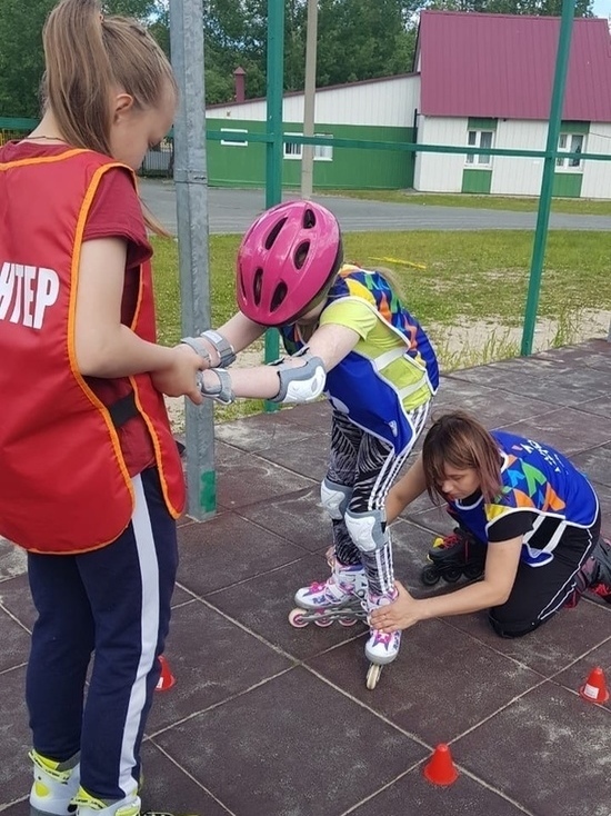  В Лангепасе дети с особенностями здоровья занимаются роллер-спортом