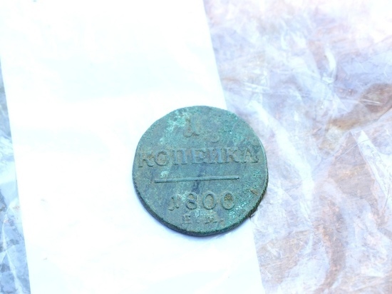Монеты XVIII века, штофы, фаянс нашли в Кургане при раскопках