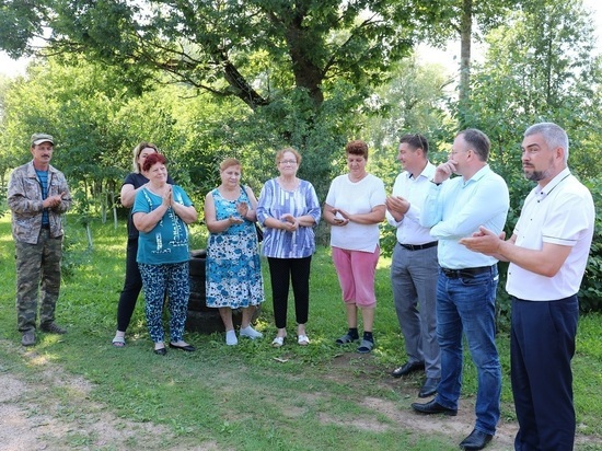 Жители и руководство Барятинского района выразили благодарность филиалу «Калугаэнерго»