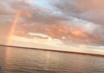 Видео необычной радуги прислал в группу «АСТ-54» ВКонтакте житель Новосибирска под ником Просто Володя