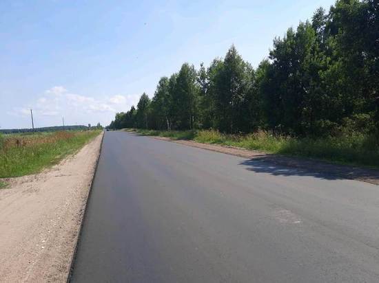 В Тверской области уложили асфальт на дороге Дубна - Кимры - Горицы