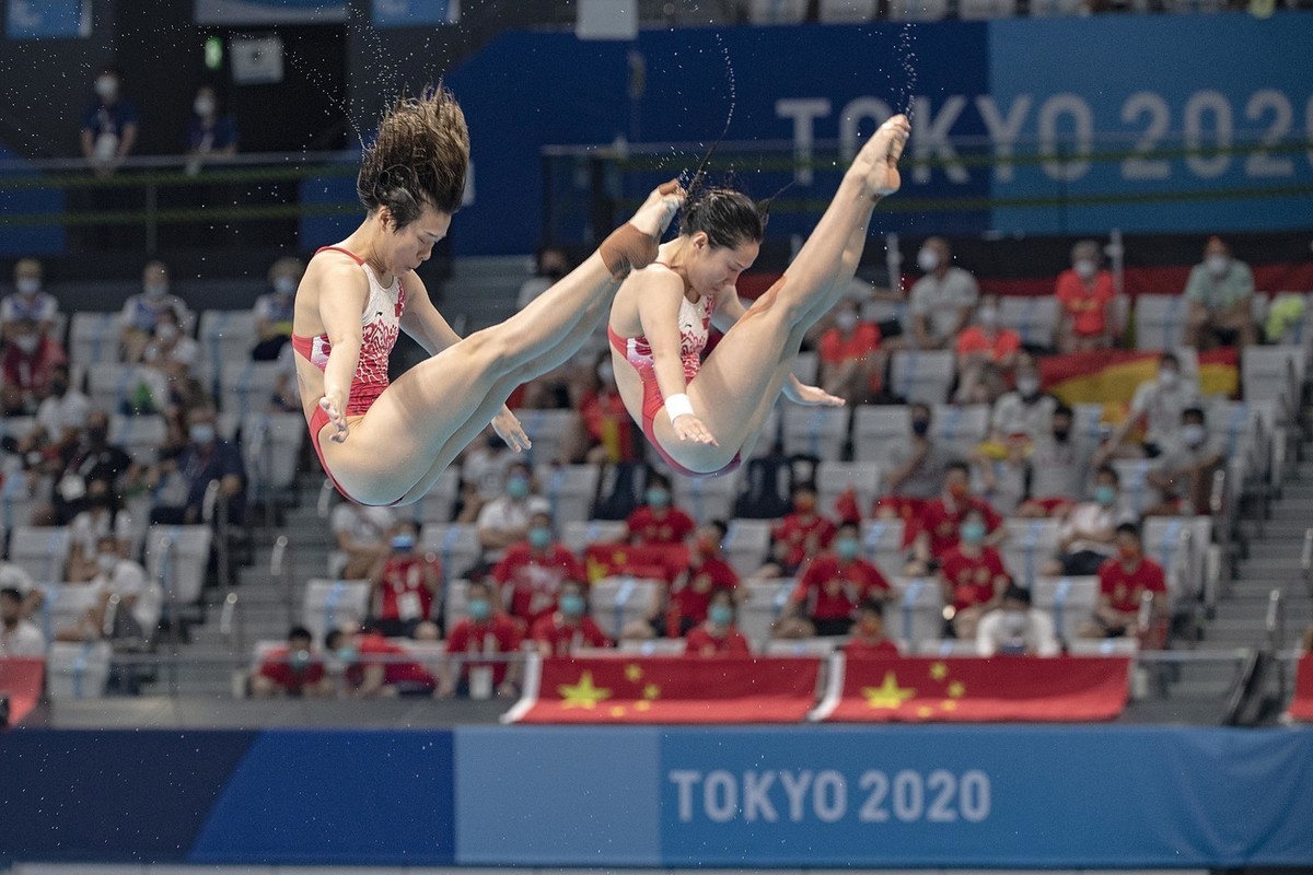 Олимпийское золото за прыжки в воду досталось Китаю