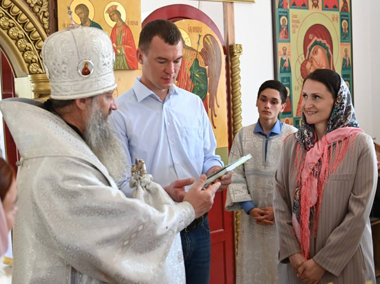 Церемония освящения нового храма прошла в Хабаровском крае