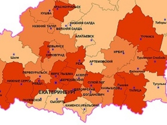 Зарегистрировано больше 2 тысяч заразившихся COVID-19 в семи свердловских муниципалитетах
