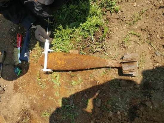 В Улан-Удэ нашли снаряд с остатками взрывчатки