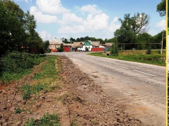 В селе Белгородской области по просьбе жителей делают тротуар за 3 млн рублей