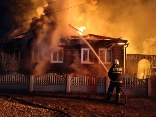 В Вязниковском районе Владимирской области в пожаре погиб человек