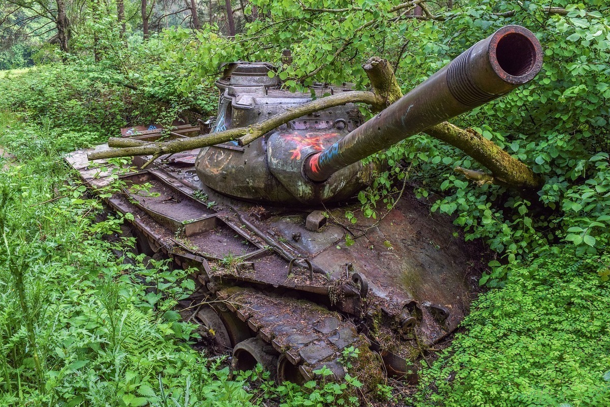 Раскопки танков второй мировой войны