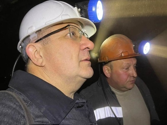 Александр Маслов посетил шахту «Угольная»