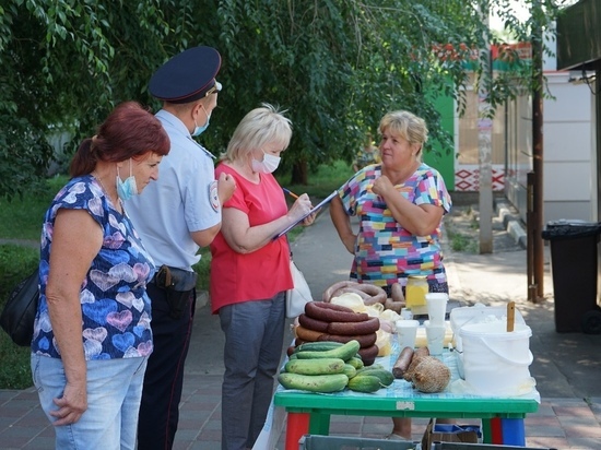 В Тамбове на улице Сенько проверили организацию уличной торговли