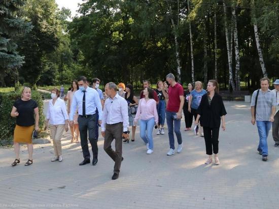 Комиссия приняла работы по благоустройству ЦПКиО в Рязани