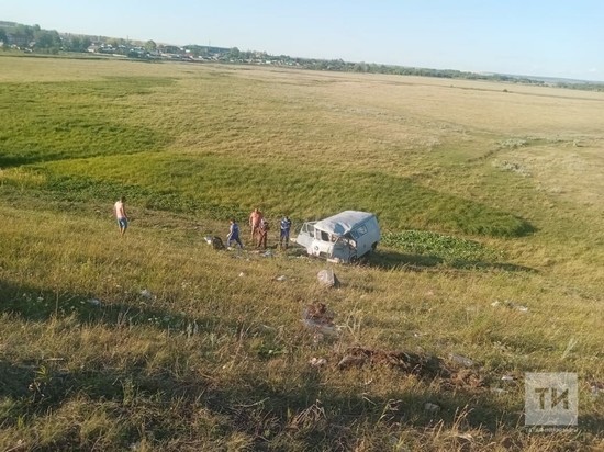 Татарстанец погиб в съехавшей в кювет машине