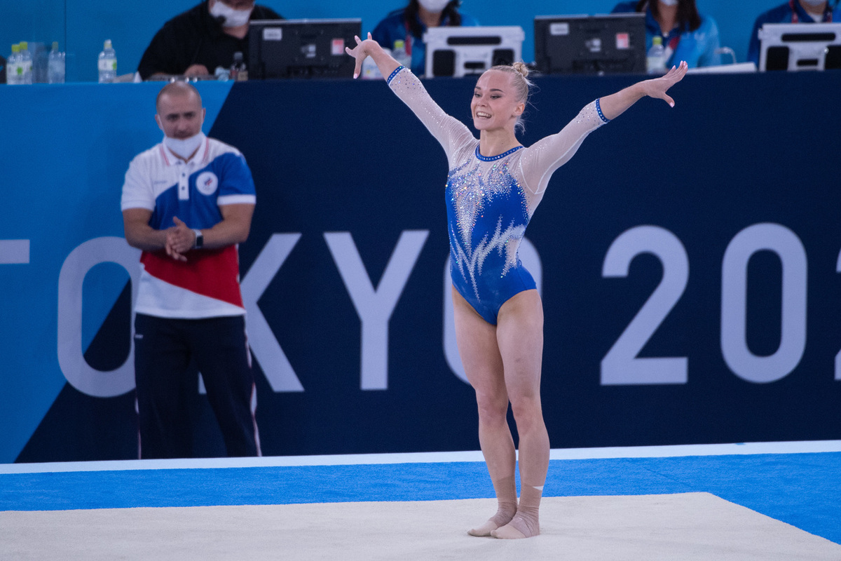 Ангелина Мельникова заняла третье место в гимнастическом многоборье
