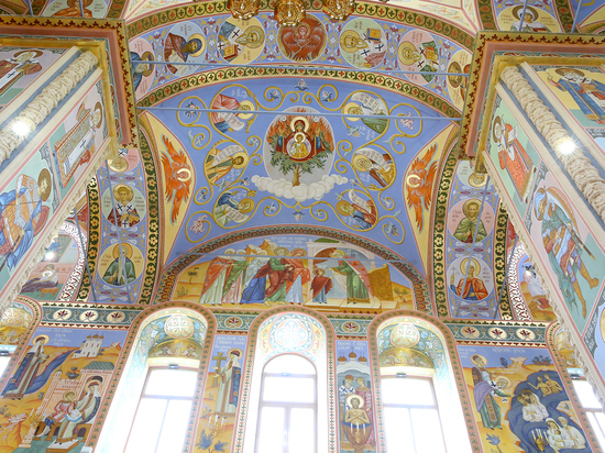 4 000 квадратных метров росписей украсили храм князя Георгия Всеволодовича