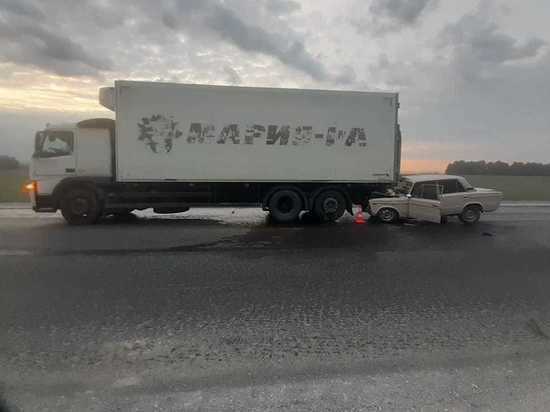 Пять человек пострадали в ДТП с притормозившим грузовиком на трассе под Новосибирском