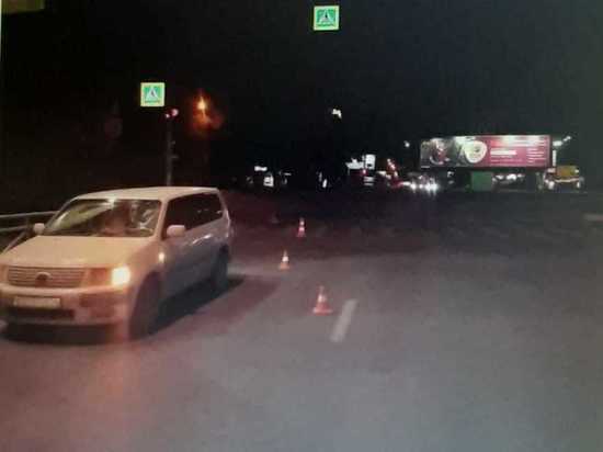 Тойота сбила пешехода на переходе в Новосибирске