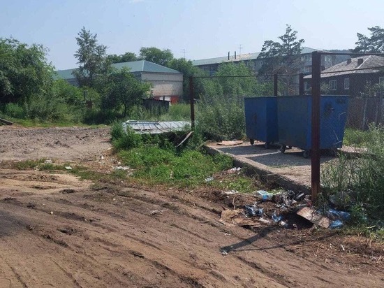 Очередные стихийные свалки убрали на Белорусской в Чите