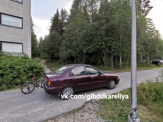 Маленького велосипедиста сбили в Карелии