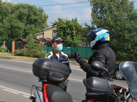 Мотоциклистов-нарушителей ловили в Серпухове