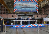 30 июля на Средне-Невском судостроительном заводе в Санкт-Петербурге началось строительство лайнера «Виктор Астафьев», которые будет работать на Енисее