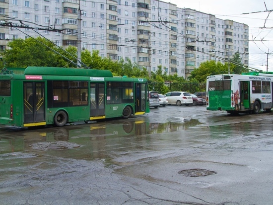 Два троллейбуса изменят график работы из-за строительства моста в Новосибирске
